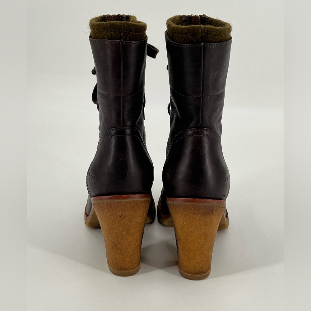 Ugg Heeled Hiking Boots 8 READ - Picture 6 of 16